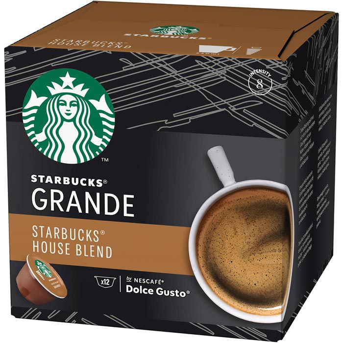 Starbucks Gusto, für Blend, Grande Böttcher Kapseln, Dolce 12 – Kaffeekapseln House Gusto Dolce by Nescafe AG