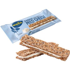 Produktbild für Knäckebrot Wasa Sandwich Vollkorn Roggen, Mild Cheese