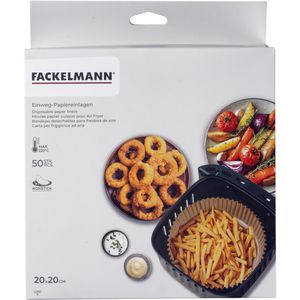 Produktbild für Backpapier Fackelmann für Heißluftfritteusen, Ø 20 cm