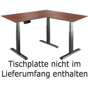 Produktbild für Schreibtischgestell LogiLink EO0016, schwarz, 3 Memoryspeicher