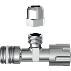 Produktbild für Eckventil Kirchhoff 986259048, aus Messing, selbstdichtend