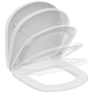 Produktbild für WC-Sitz Ideal-Standard Eurovit Plus T679301, D-Form, Duroplast
