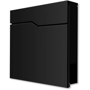 Produktbild für Briefkasten Metzler Hoffmann, schwarz, aus Stahl