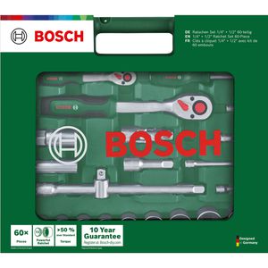 Produktbild für Steckschlüssel Bosch 1600A039J8, 60-teilig