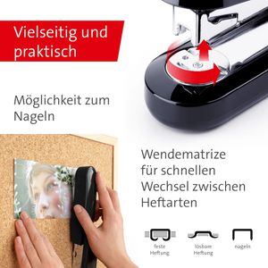 Produktbild für Heftgerät Novus B4, 020-1267, inkl. 200 Heftklammern