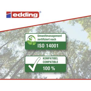 Produktbild für Tinte Edding EDD-433 für Brother LC-980VAL