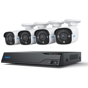 Überwachungskamera Reolink NVS8-12MB4, Set, außen