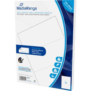 Produktbild für Universaletiketten MediaRange MRINK142, weiß