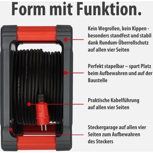 Produktbild für Kabeltrommel Brennenstuhl Professional KA5100, für außen IP44