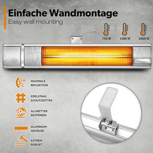 Produktbild für Heizstrahler Tresko THSL-007, outdoor