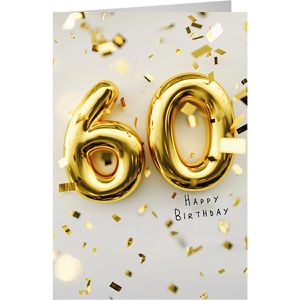 Produktbild für Geburtstagskarten Böttcher-AG 52sk3396, 60 Jahre