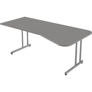 Produktbild für Schreibtisch Kerkmann start up, graphit / silber