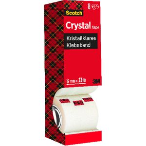 Klebeband Scotch Crystal Clear Tape, 19mm x 33m