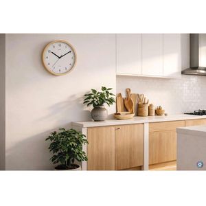 Produktbild für Wanduhr Maul Maulgrain, Kunststoff, analog, Quarzuhr