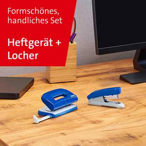 Produktbild für Heftgerät Novus Twinset E15/E210, 020-1831, inkl. Locher