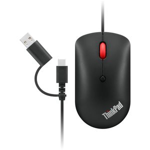 Produktbild für Maus Lenovo USB-C Wired Compact Mouse 4Y51D20850
