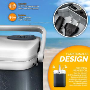 Produktbild für Kühlbox tillvex TVKB32-01, grau, 32 Liter