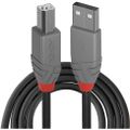 USB-Kabel Lindy 36675 Anthra Line, USB 2.0, 5 m