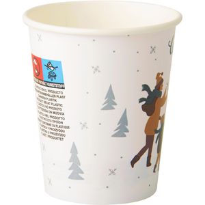 Produktbild für Trinkbecher Papstar 87872 Hello Winter, farbig