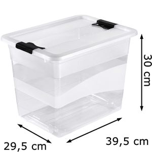 Produktbild für Aufbewahrungsbox Keeeper Kristallbox Cornelia, 24L