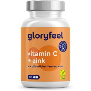 Vitamin-C gloryfeel gepuffert, 365 Kapseln
