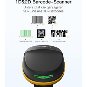 Produktbild für Barcode-Scanner Inateck BCST-54_black, kabellos