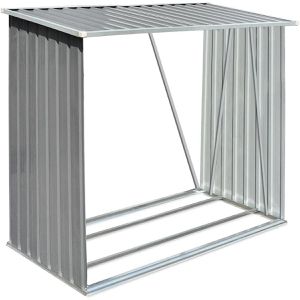 Produktbild für Holzunterstand vidaXL Holzlagerschuppen, grau