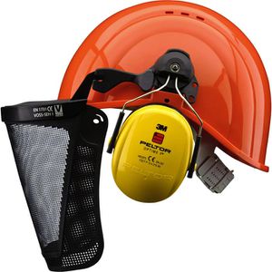 Forsthelm Voss-Helme INAP-Defender-4F-Kombi,orange