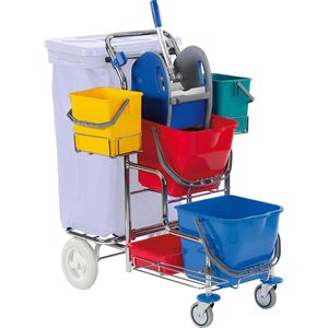 Produktbild für Reinigungswagen Floorstar SW 20 Plus, Systemwagen