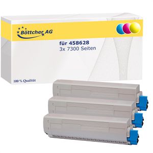 Toner Böttcher-AG für Oki 458628 Multipack