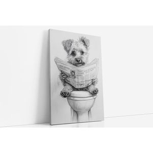 Produktbild für Wandbild Sinus-Art Lustiges Hundebild