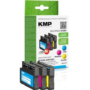 Tinte KMP H105V für HP 933XL Multipack