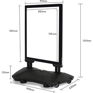 Produktbild für Kundenstopper Update-Displays WindPro, DIN A0