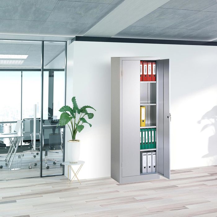 Aktenschrank CP-Möbel Metall Serie 1000 5 OH grau - Böttcher AG