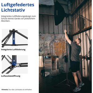 Produktbild für Stativ Neewer ST-400AC, Höhe bis 400 cm