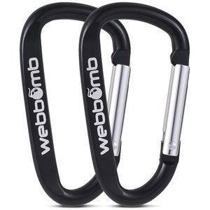 Karabinerhaken Webbomb 6654, Aluminium