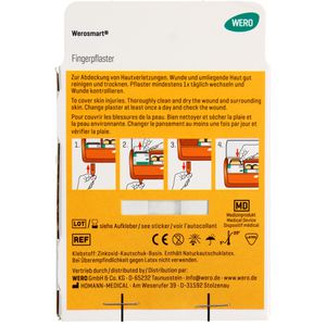 Produktbild für Pflaster Wero PowerTex Fingerpflaster, 30 Strips