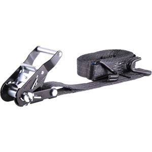 Produktbild für Spanngurt Sandax 295, schwarz, mit Haken &amp; Ratsche