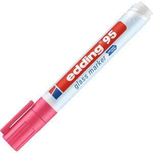 Produktbild für Glasboardmarker Edding 95, rosa