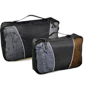 Produktbild für Koffer-Organizer Monolith 2558, schwarz, Set, 4-teilig