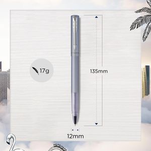 Produktbild für Tintenroller Parker Vector XL Metallic Silver-Blue