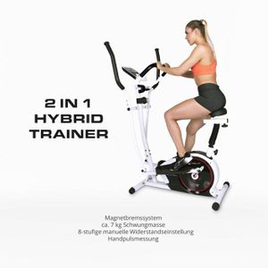 Produktbild für Crosstrainer Christopeit CT 4 Hybrid, 7 kg Schwungmasse