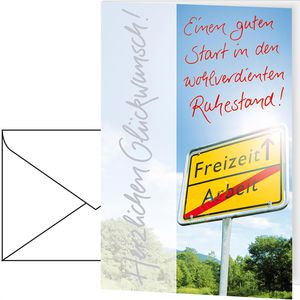 Produktbild für Abschiedskarte Perleberg 7410058-2, für Ruhestand