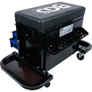 Produktbild für Werkstatthocker BGS-technic 2859, mit Schubfächern und Ablagen