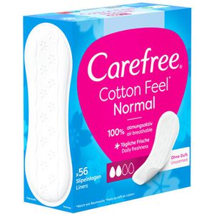 Produktbild für Slipeinlagen Carefree Cotton Feel Normal