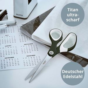 Produktbild für Büroschere Leitz WOW Titan, 5319-21-95, mit Softgrip