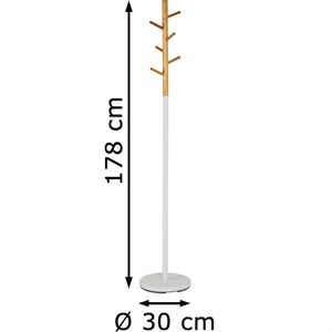 Produktbild für Garderobenständer Haku-Möbel Cliff, weiß
