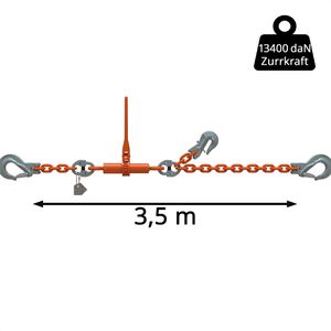 Produktbild für Zurrkette Dolezych DoRa, mit Gabelkopfhaken &amp; Ratschspanner
