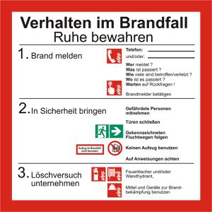 Produktbild für Hinweisschild Abtec ISO 7010, Folie