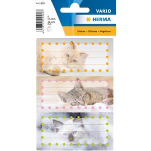 Buchetiketten Herma 5569 Vario, Katzen
